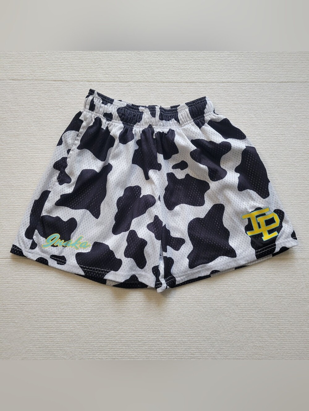 Inaka Power Shorts Mesh Cow Print Unisex Medium